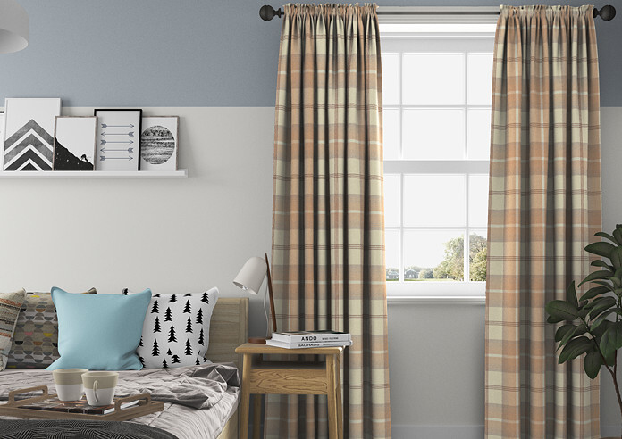Highland, Natural - Made to Measure Curtains - Image 3